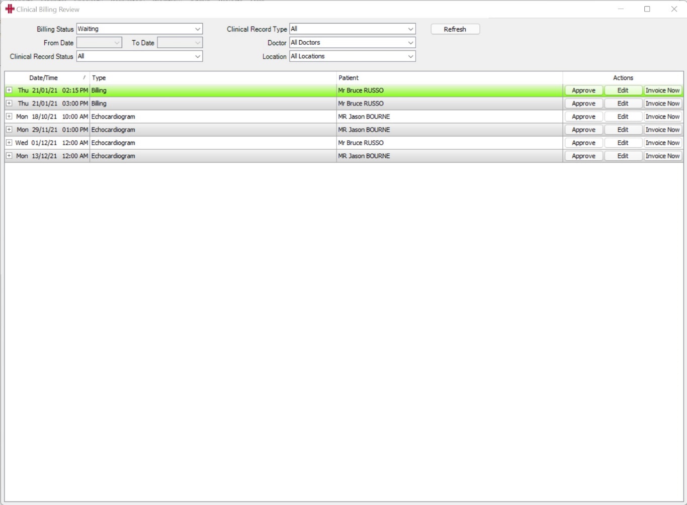 Graphical user interface, table Description automatically generated